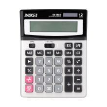 12 digit lcd display solar electronic scientific calculator, custom financial desktop calculator
